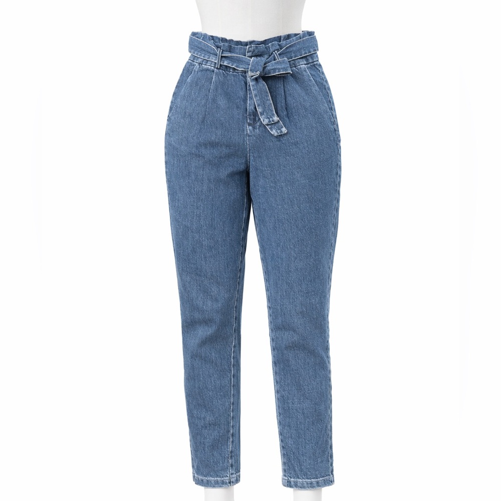 Women's Vero Moda NWT High-Waisted Paperbag Jeans with Belt